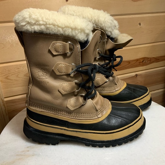 Sorel Caribou Snow Boots Size 8 women 6 men EUC - Picture 13 of 14